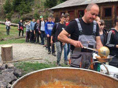 Lucfenyő csemetéket ültettek a diákok